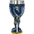 Stainless Steel Chalice - Medieval Dragon w/ Sword (Each): Medieval Dragon