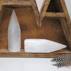 Selenite Crystal Tower Obelisk Point -Stone Generator