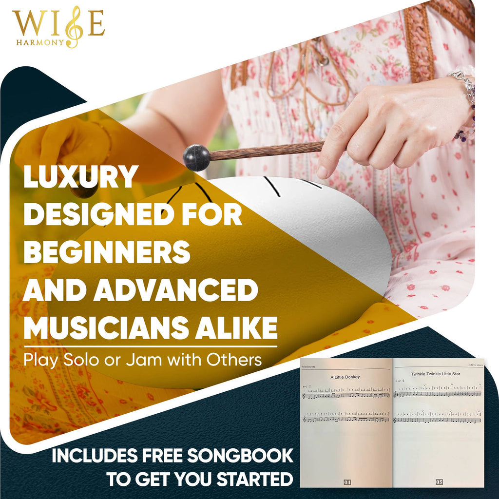 6-Inch 8-Notes Steel Tongue Drum Meditation Rain Drum: Red