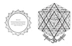 Sacred Geometry Coloring Book by Francene Hart: Paperback 96 pages / English