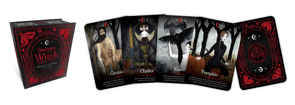 Seasons of the Witch: Samhain Oracle DELUXE EDITION by Lorriane Anderson: Flashcards 184 pages / English