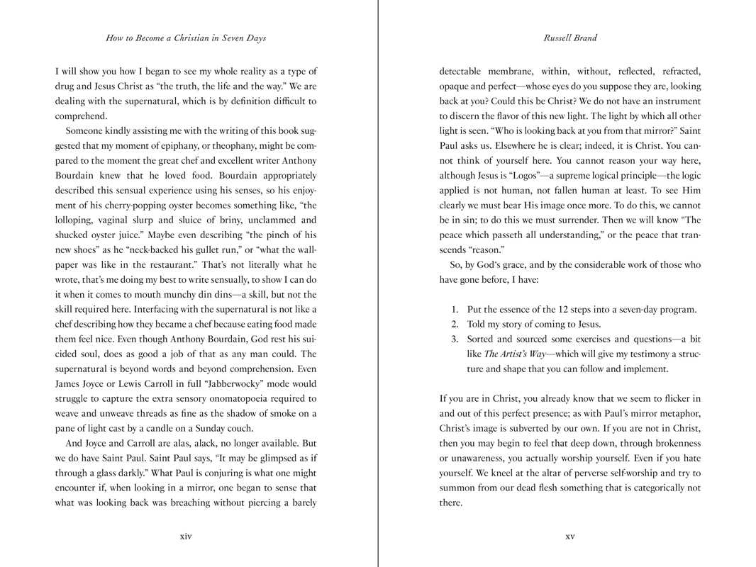 How to Become a Christian in Seven Days* by Russell Brand: Hardcover 192 pages / English