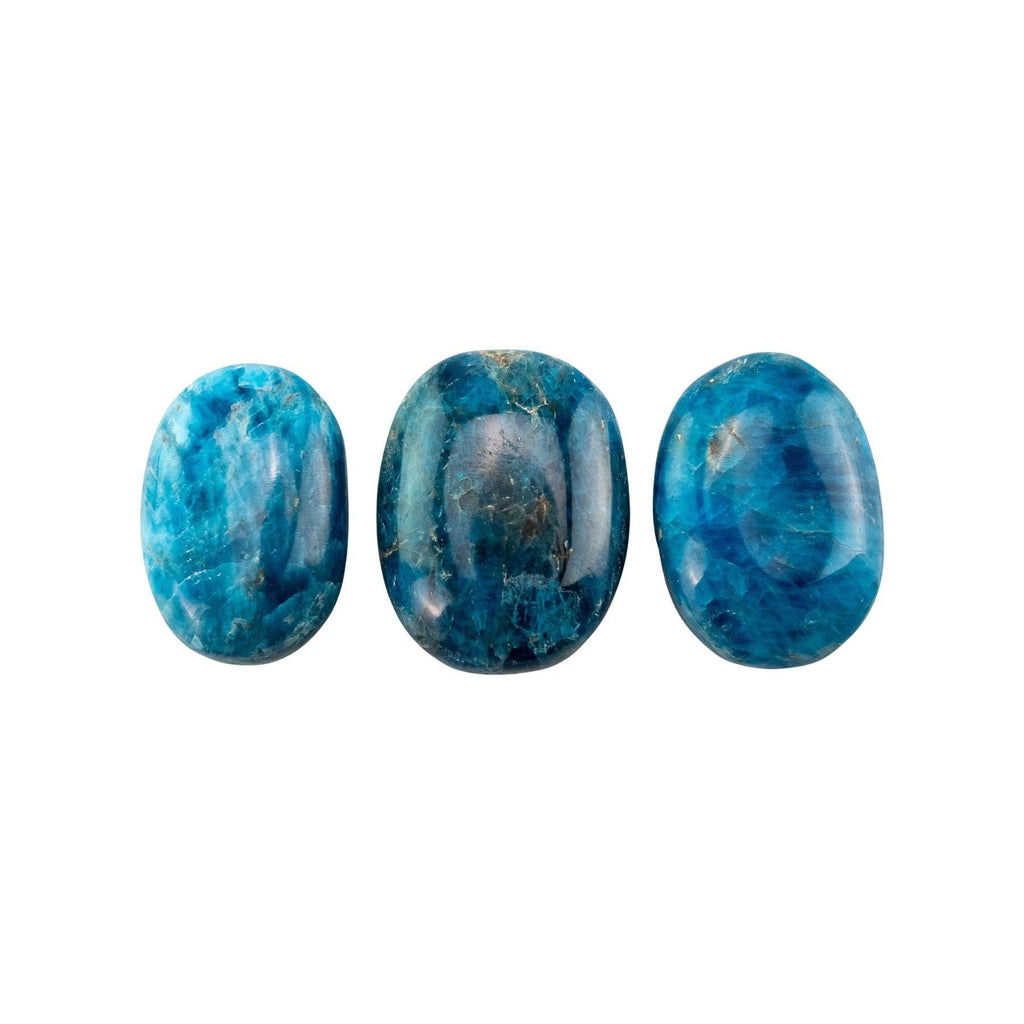Blue Apatite Palm Stone.