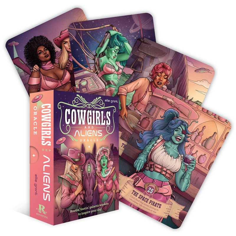 Cowgirls and Aliens Oracle by Ellie Grant: Flashcards 120 pages / English