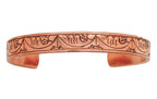 Floral Copper Bracelet