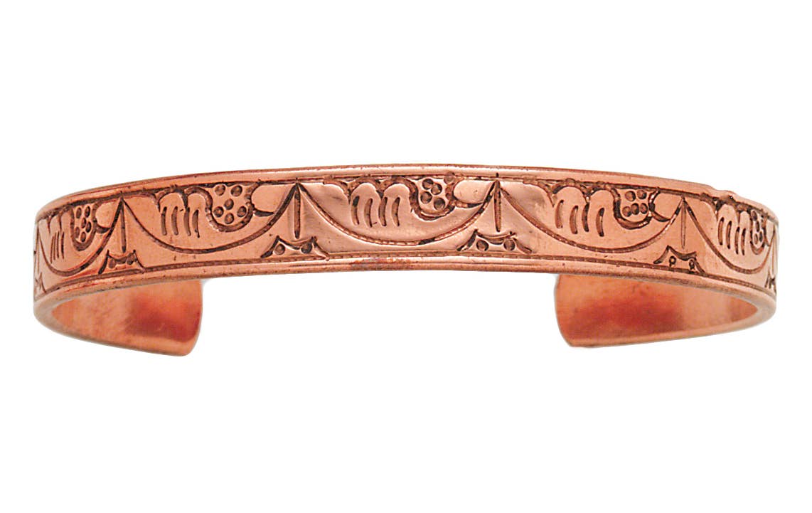 Floral Copper Bracelet