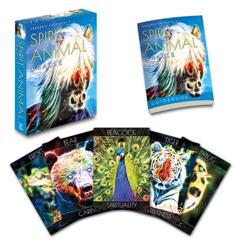 Spirit Animal Oracle by Frédéric Calendini: Flashcards 128 pages / English