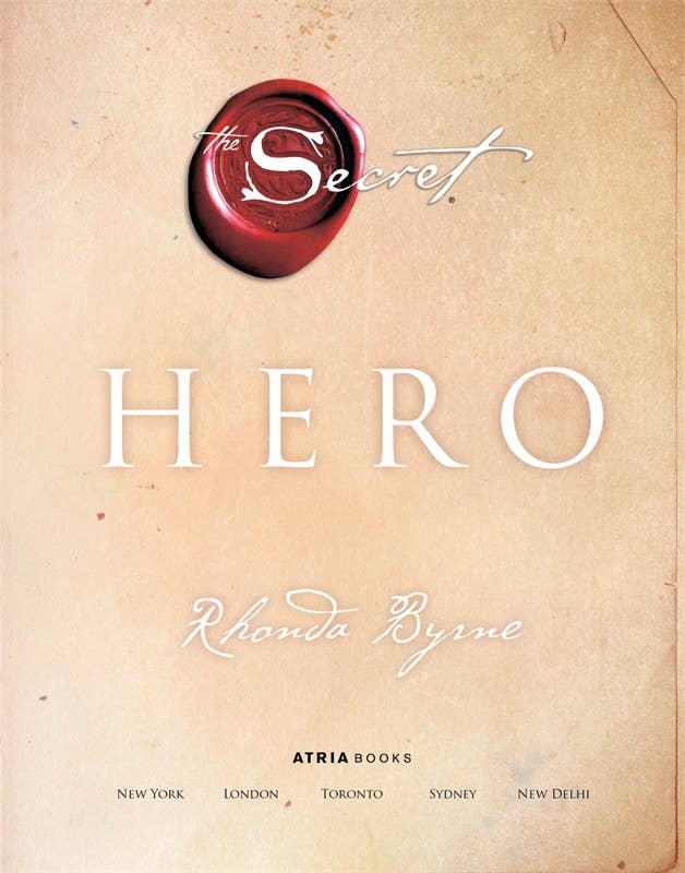 Hero by Rhonda  Byrne: Hardcover 240 pages / English