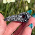 Yooperlite Raven Skull