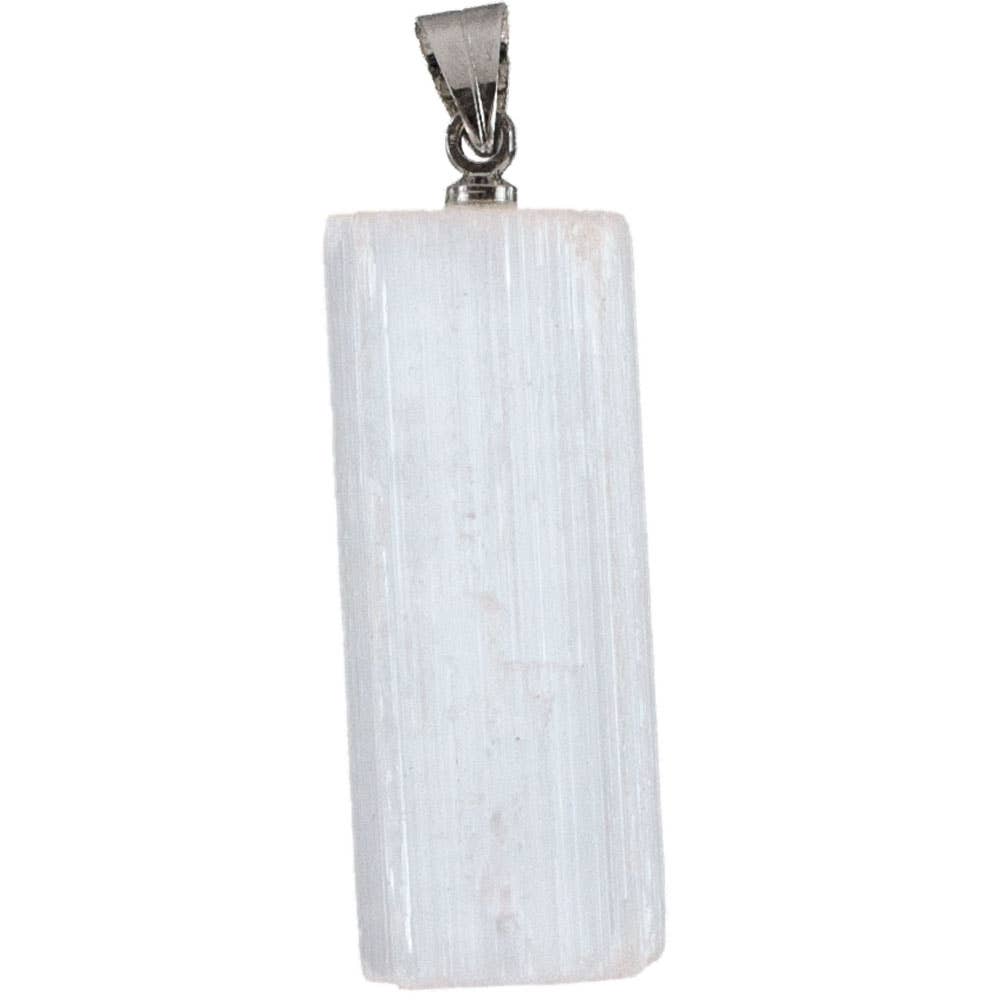 Selenite Rough Pendant