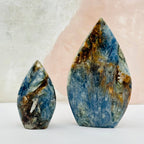 Blue Kyanite Crystal Polished Cut Base Point - By Weight: 260-300g