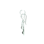 Carnelian Silver Dangling Earrings