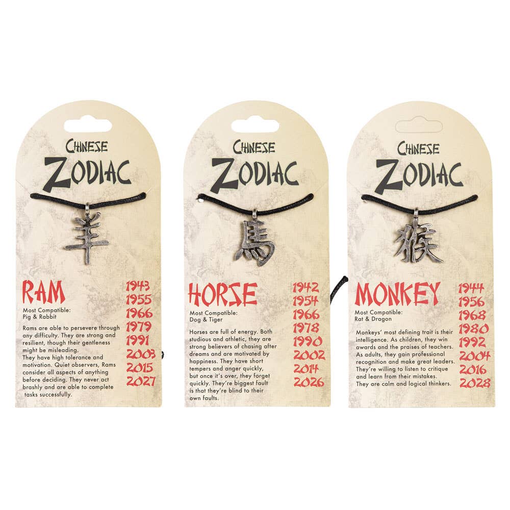 Chinese Zodiac Pendants: Tiger