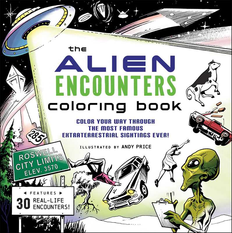 Alien Encounters Coloring Book by: Paperback 64 pages / English