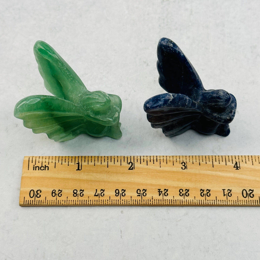 Crystal Carved Gemstone Fairy - You Choose Stone: Rose Quartz