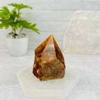 Golden Healer Semi Polished Point Crystal - By Weight: 100-200g