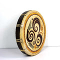 Ceremonial Drum - Triskelion Spiral (Each): Triskelion Spiral