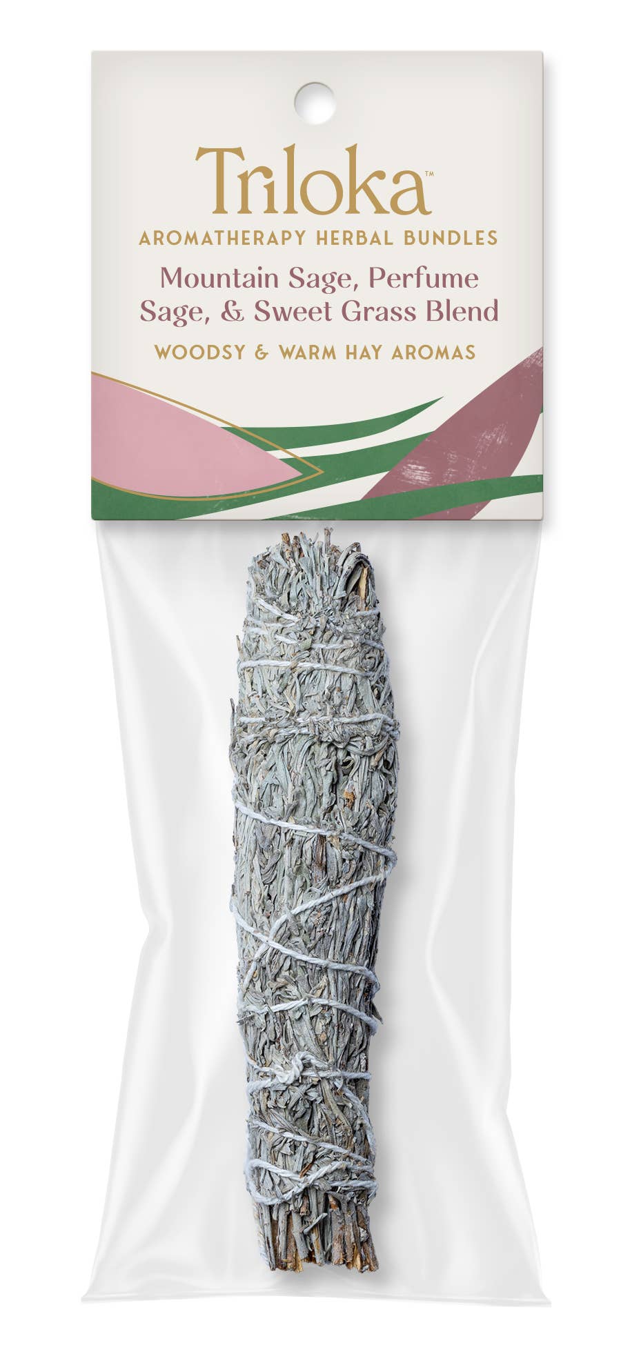 Triloka Mtn Sage, Perfume Sage, Swtgrass - Med.Herbal Bundle