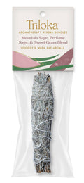 Triloka Mtn Sage, Perfume Sage, Swtgrass - Med.Herbal Bundle