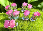 Natural Ruby Stud Earring 4x6mm