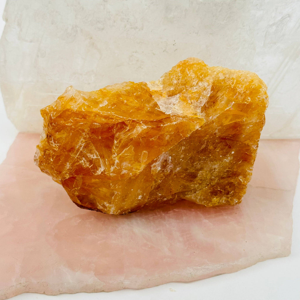Golden Healer Rough Stone Crystal: 400-600g