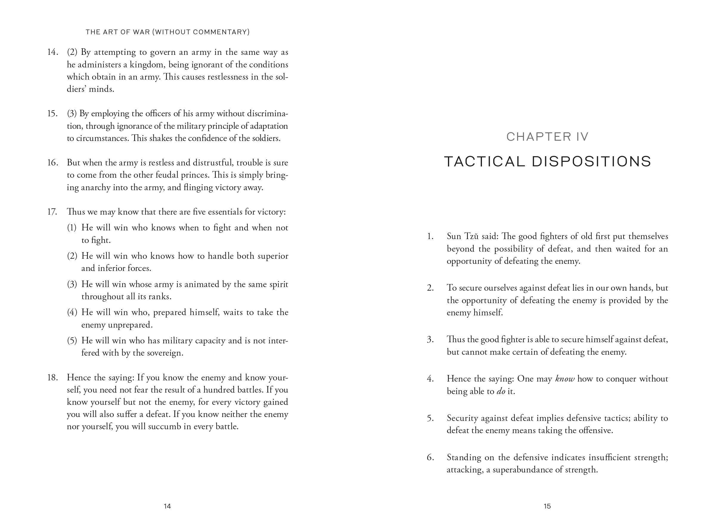 The Art of War by Sun Tzu