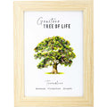 Wood Picture Frame Gemstone Tree of Life - Tourmaline (Each): Tree of Life