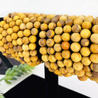 Crystal Palo Santo Round Bead Bracelets  8mm Beads