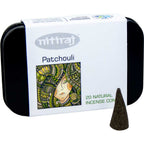Nitiraj Natural Cones Box of 20 - Patchouli