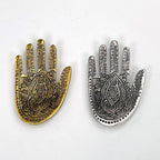 Crystal Hand Incense Holder - Silver or Gold -: Gold