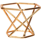 Metal Gemstone Sphere Stand Twist - Copper (Each): Copper