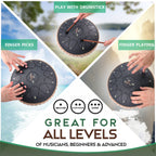 12-Inch Steel Tongue Drum - 13 Notes - Rain Drum: Blue