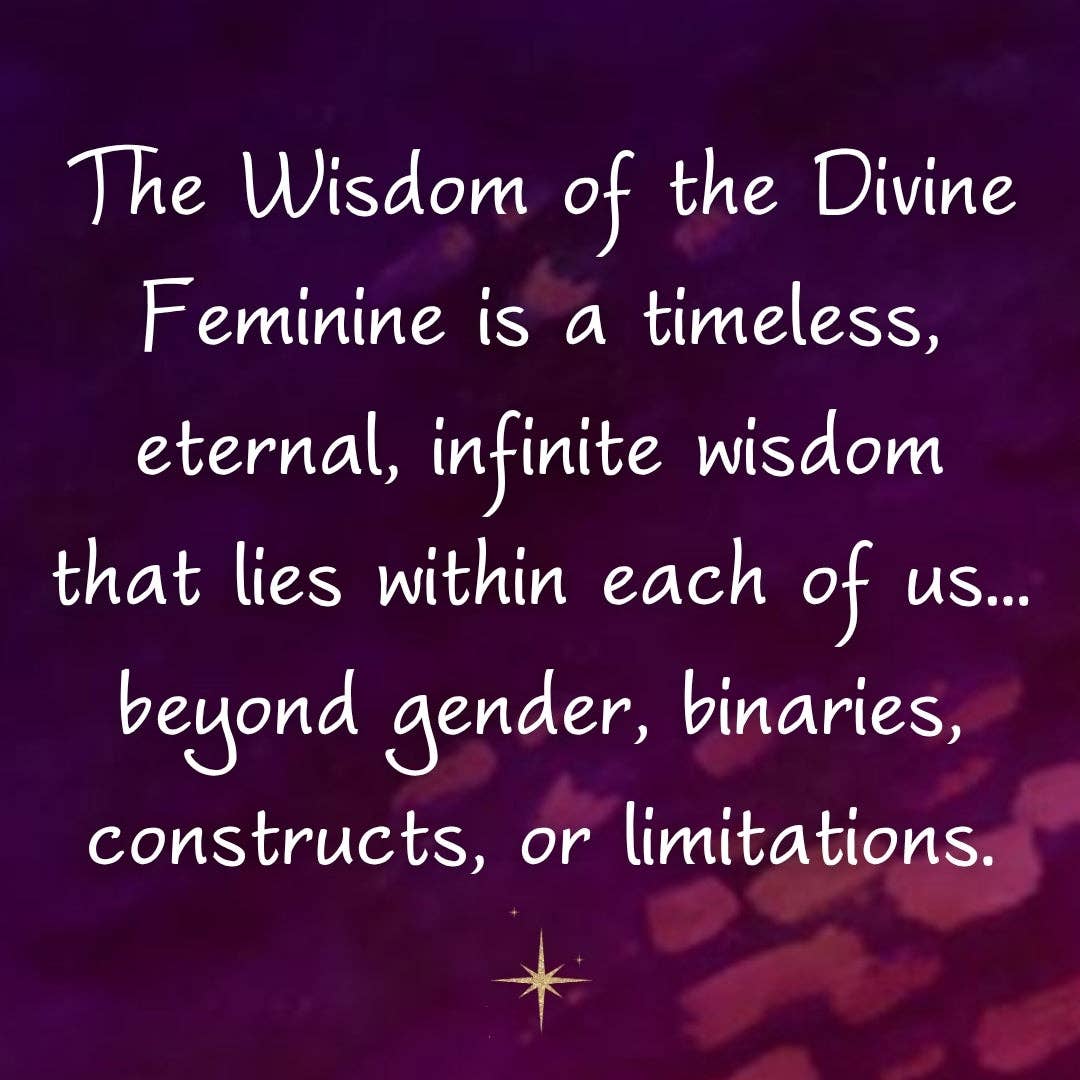 Wisdom of the Divine Feminine: Oracle for heart-centered embodiment and wholeness