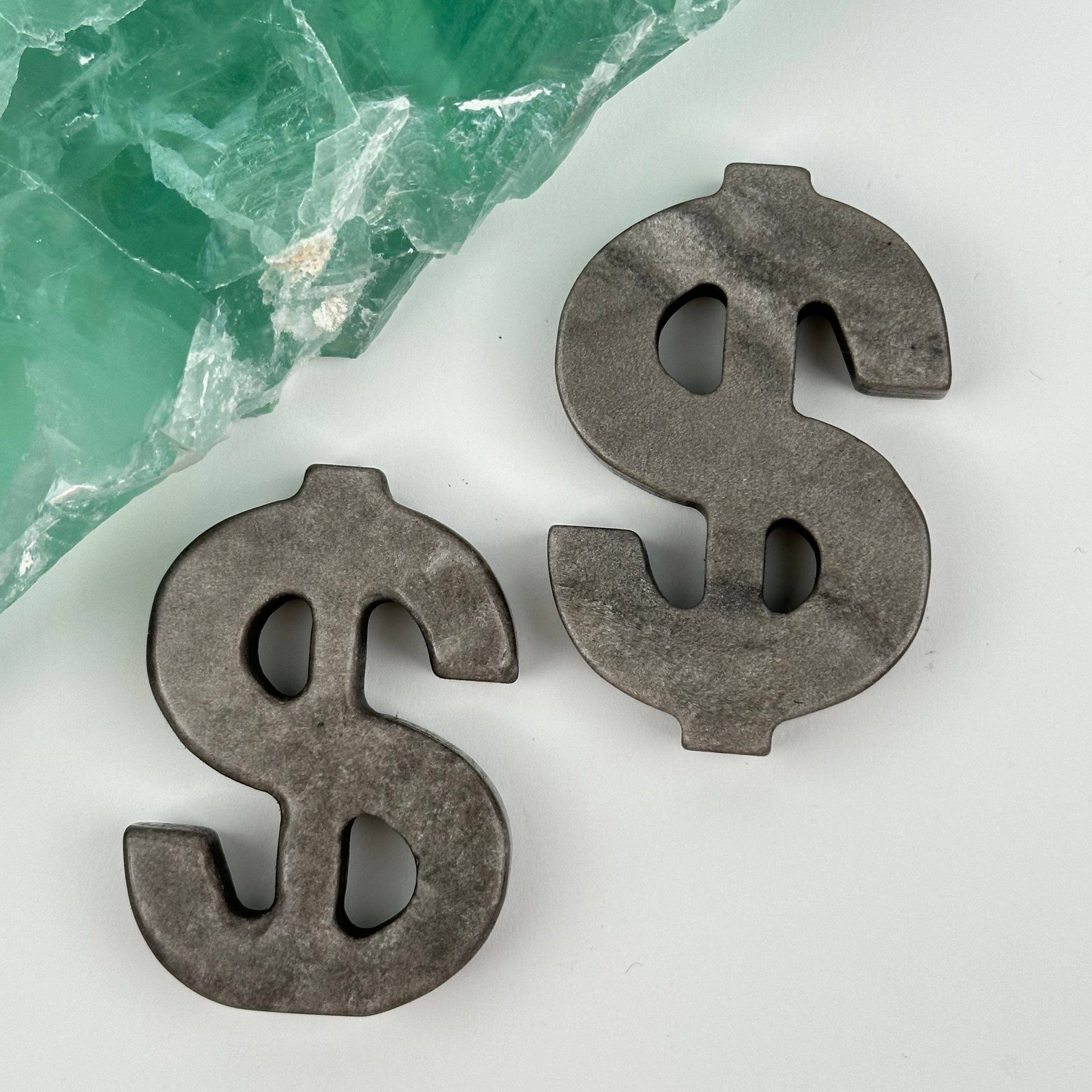 Gemstone Crystal Money Symbol: Fluorite