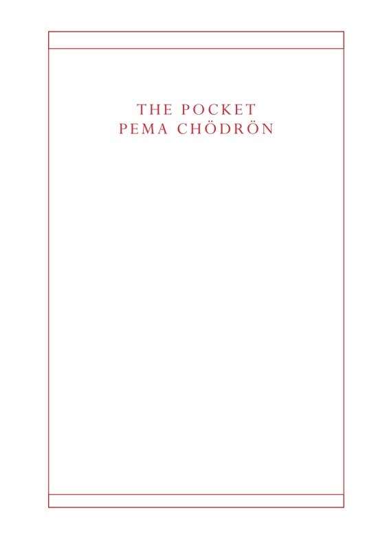 Pocket Pema Chodron_The