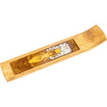 Laser Etched Wood Incense Holder - Moon Goddess w/ Rainbow Moonstone