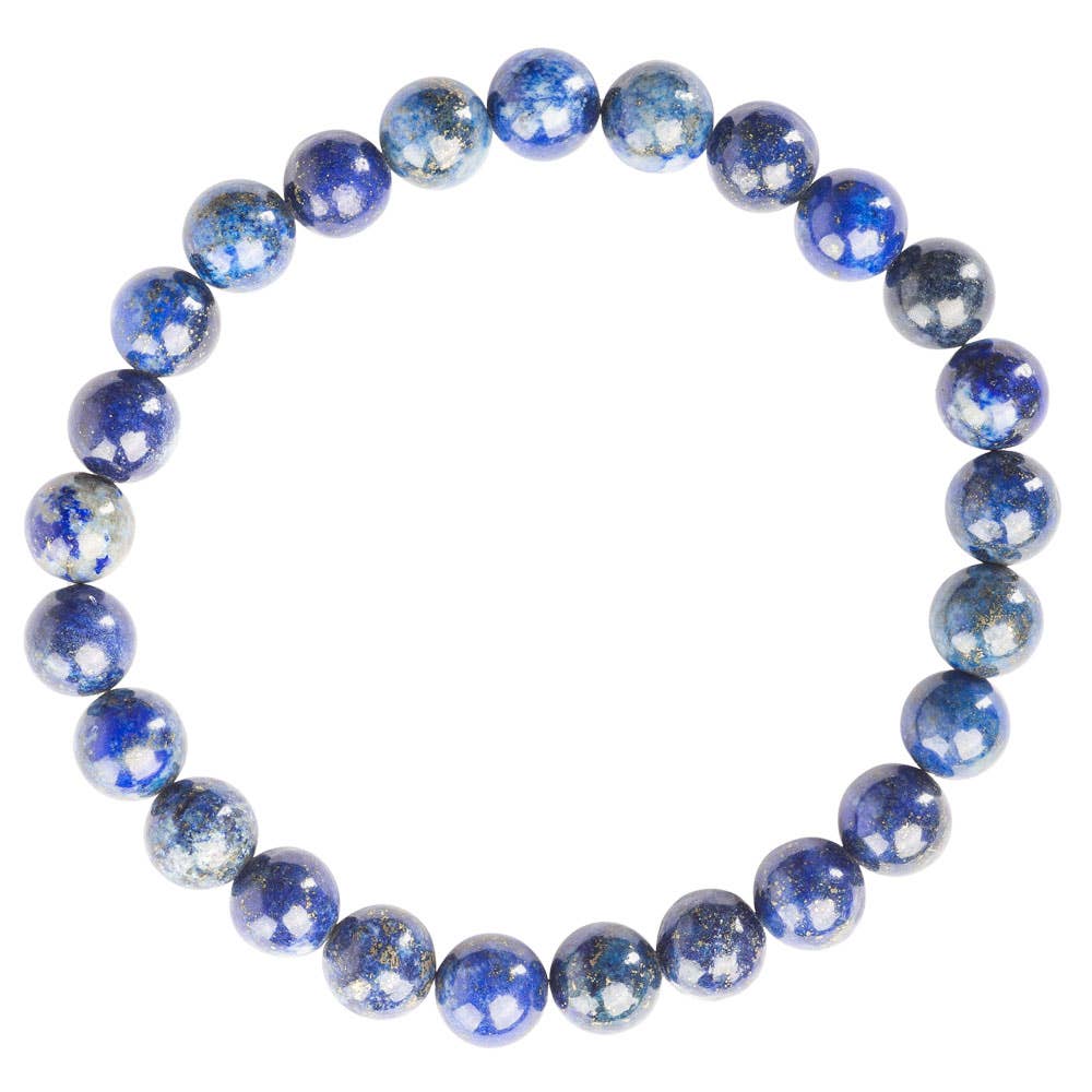 Men's 8mm Energy Bead Bracelet: Rose Quartz