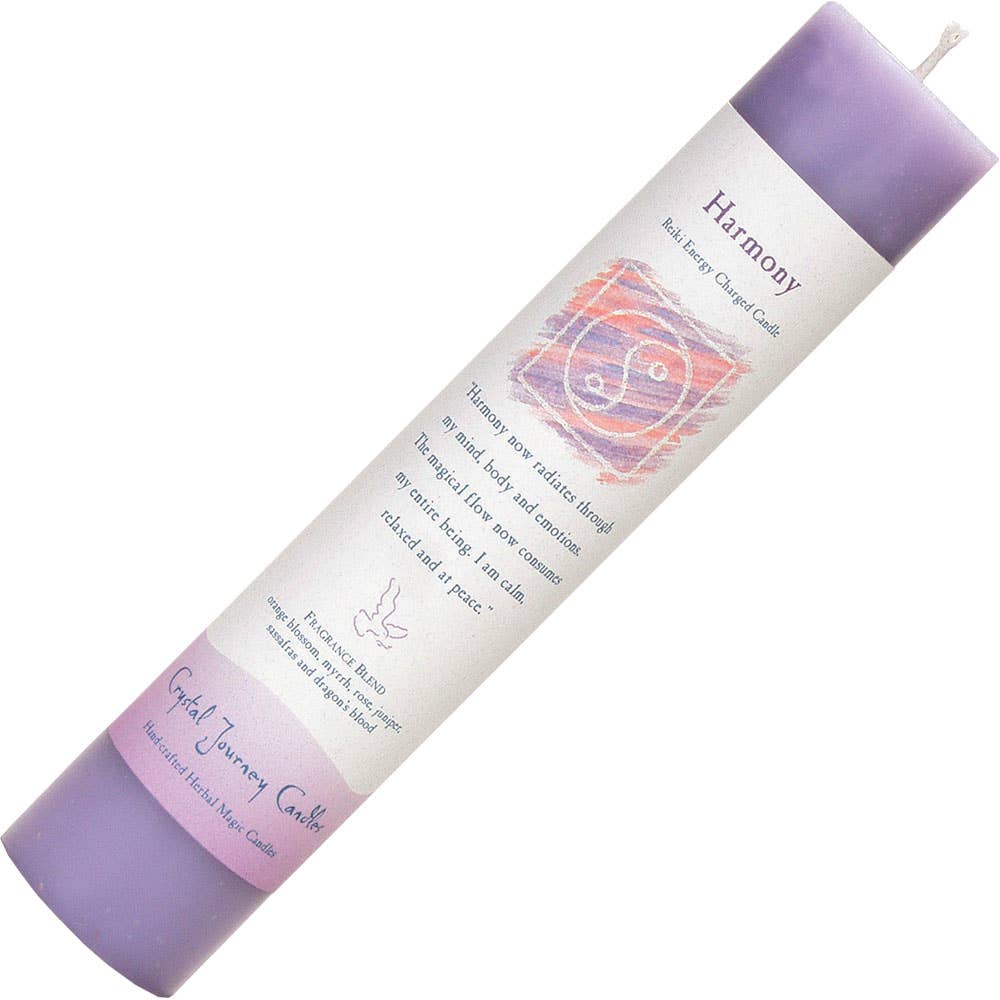 Reiki Herbal Pillar Candle Harmony (Each)