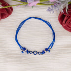 Evil Eye Knot Bracelet: Black