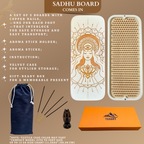 Sadhu Board with Copper Nails, 10mm (0.39 in) – White Gold Color - Most Popular | Tengry