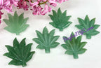 2” Natural Aventurine Pot Leaf for Healing