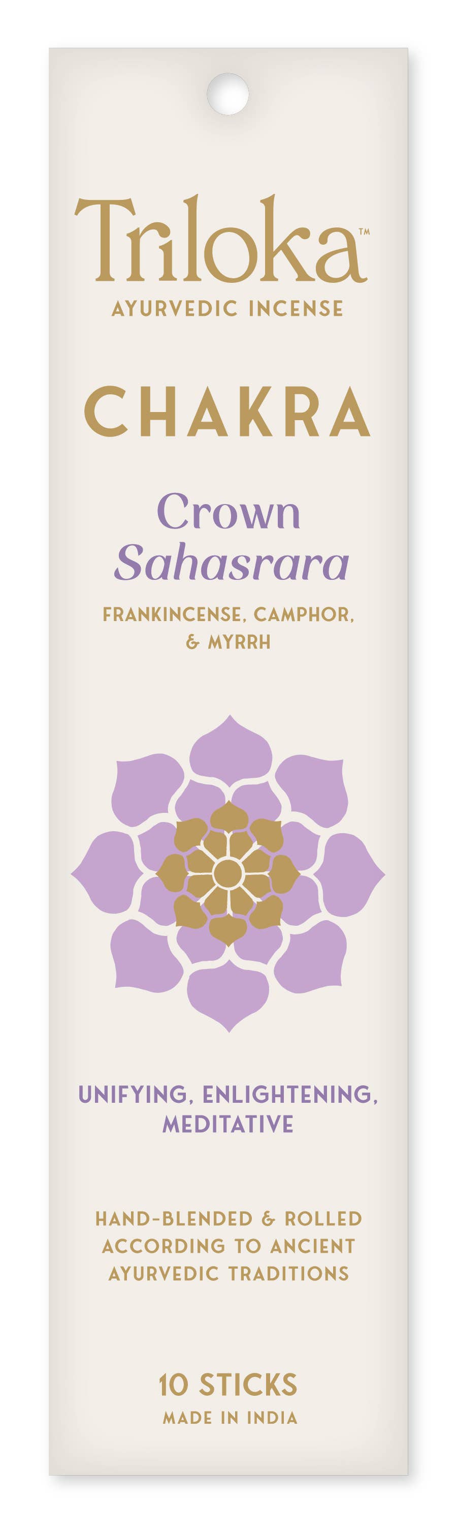 Triloka Chakra Crown Incense