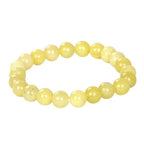 8mm Crystal Gemstone Energy Bead Stretch Bracelets: Labradorite