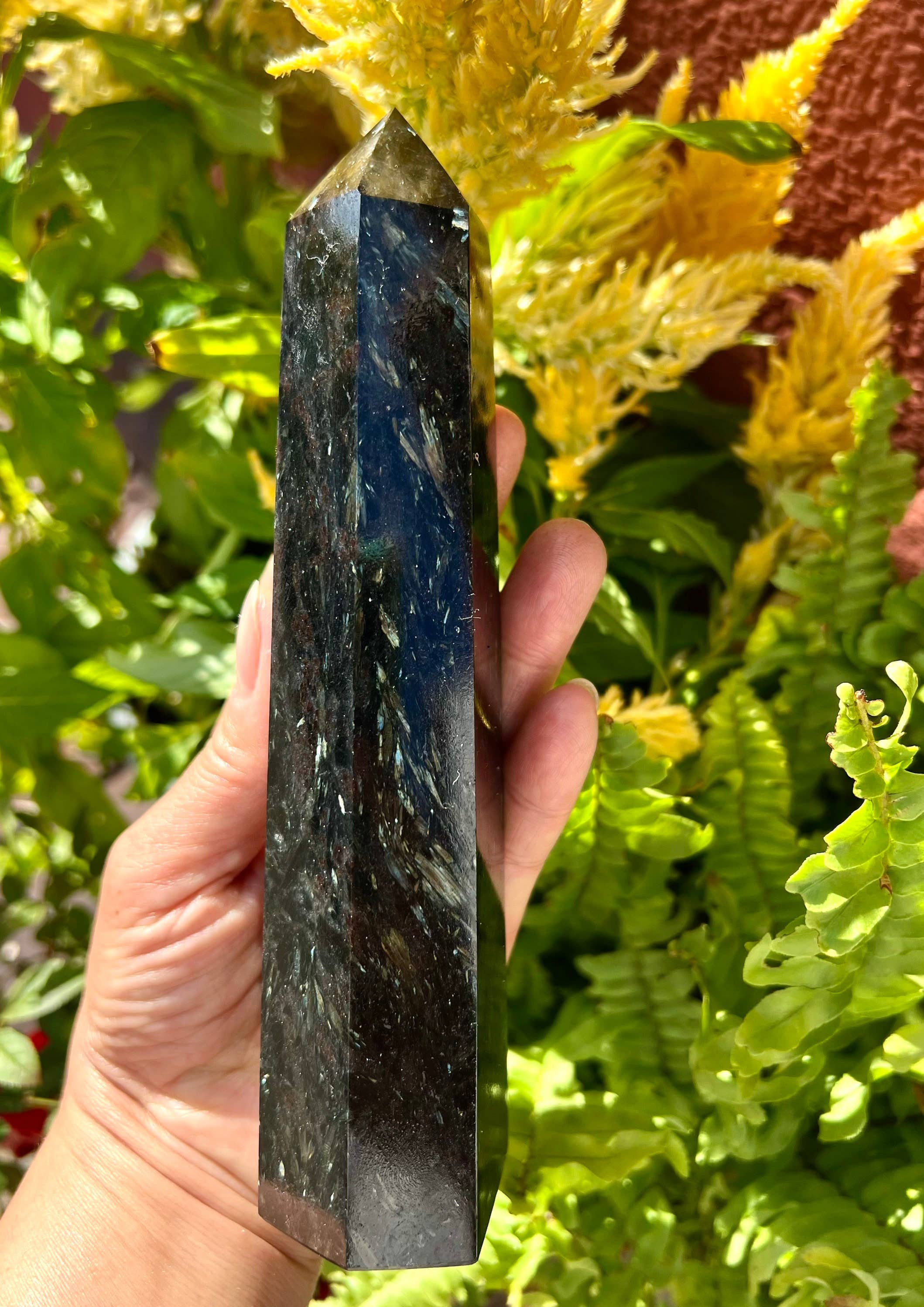 3-4 Large Astrophyllite aka Arfvedsonite Crystals