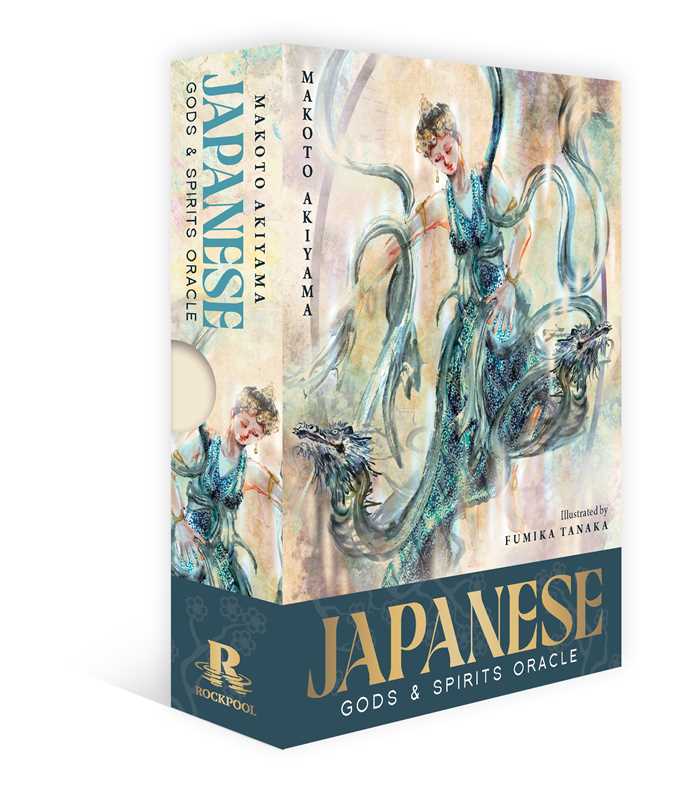 Japanese Gods & Spirits Oracle by Makoto Akiyama: Flashcards 128 pages / English