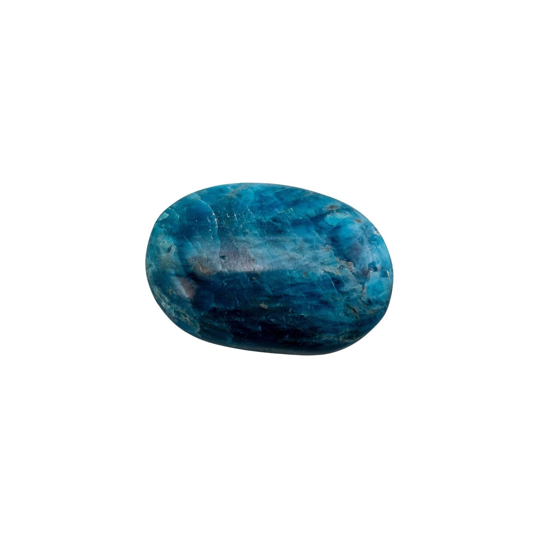Blue Apatite Palm Stone.