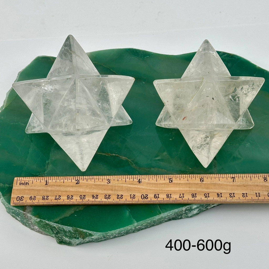 Crystal Quartz Merkabah Star: 600-800g