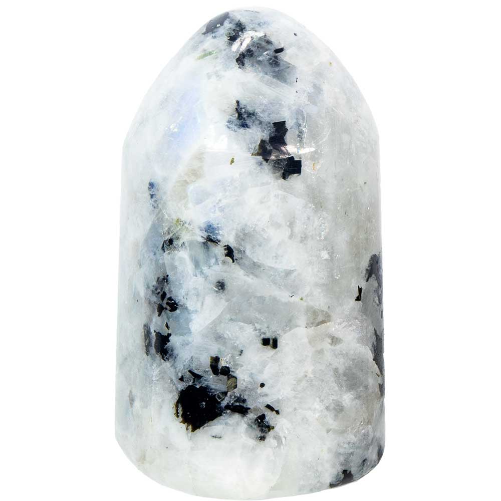 Freeform Standing Polished - Rainbow Moonstone (Each): Rainbow Moonstone