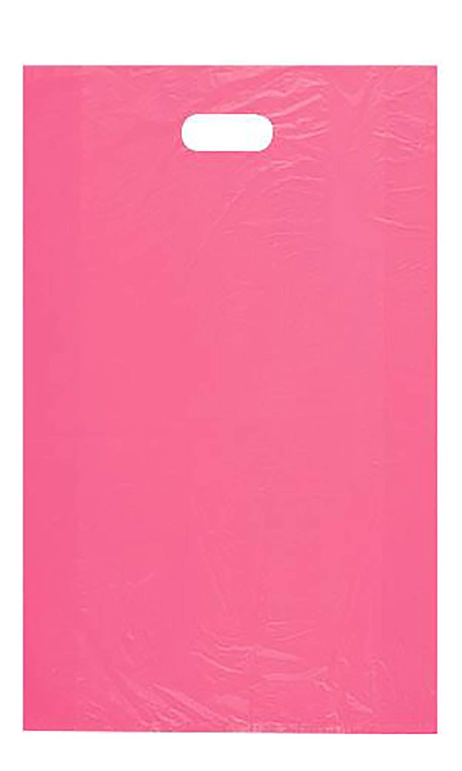 High Density Merchandise Bags: Purple / Case of 1000 / Medium
