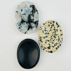Gemstone Worry Stone - Finger Massage Stone Crystal Palm Stones: Red Jasper / 1pc